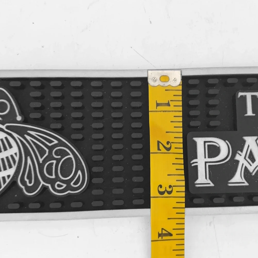 Patron Tequila Rubber Bar Mat Runner Drip Mat Bee Logo